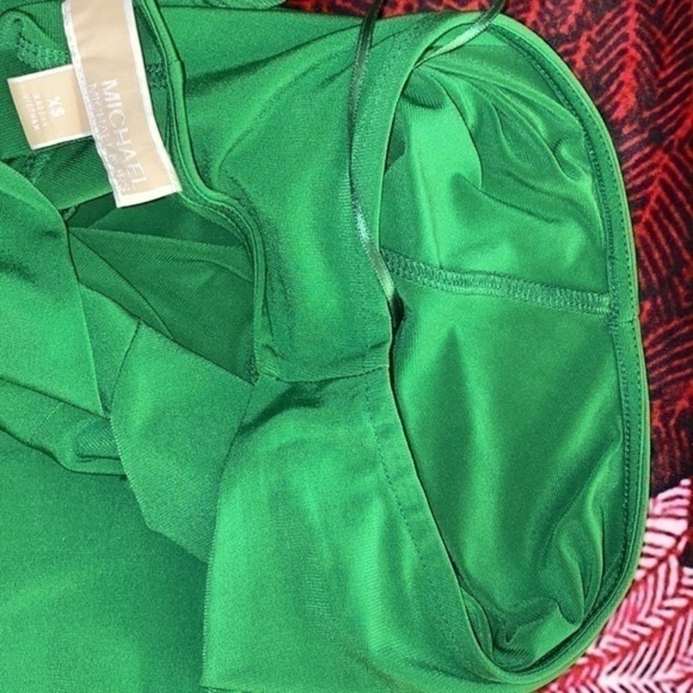 Michael Kors Emerald Green dress limited edition by Michael Kors great fit XS - Picture 11 of 16